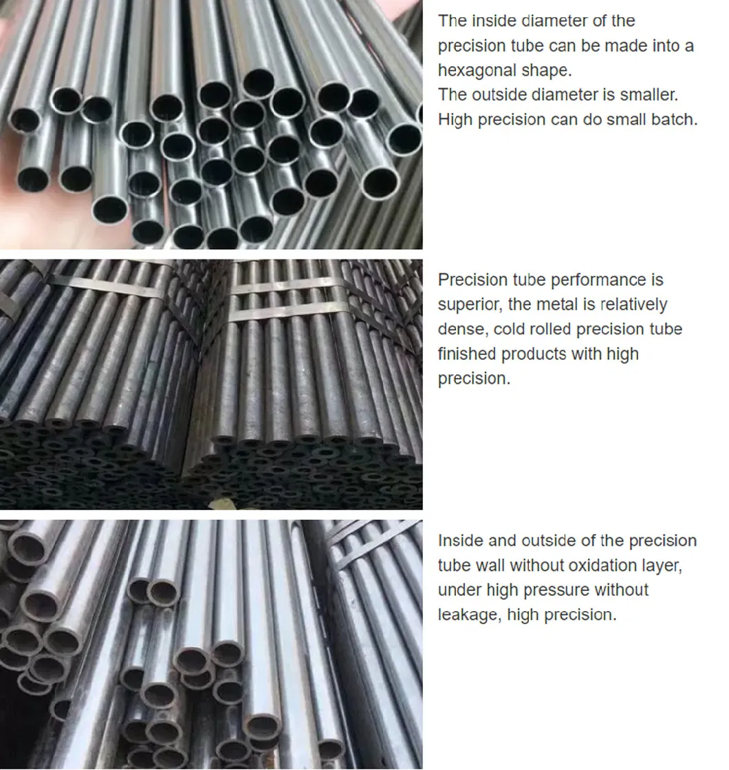 Carbon Steel Pipe Cold Rolled Finish Rolled Precision Steel Pipe Tube Seamless Tube