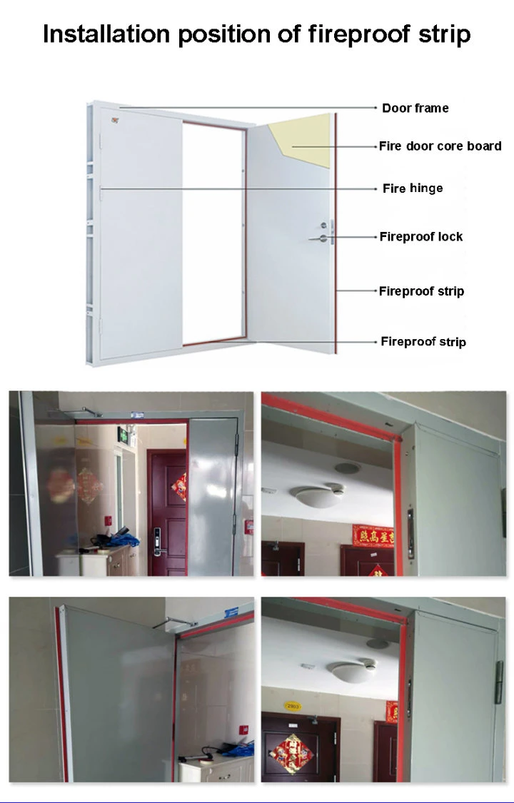 Fire Rated Door Seal Smoke Intumescent Graphite Expansion Seal Strip